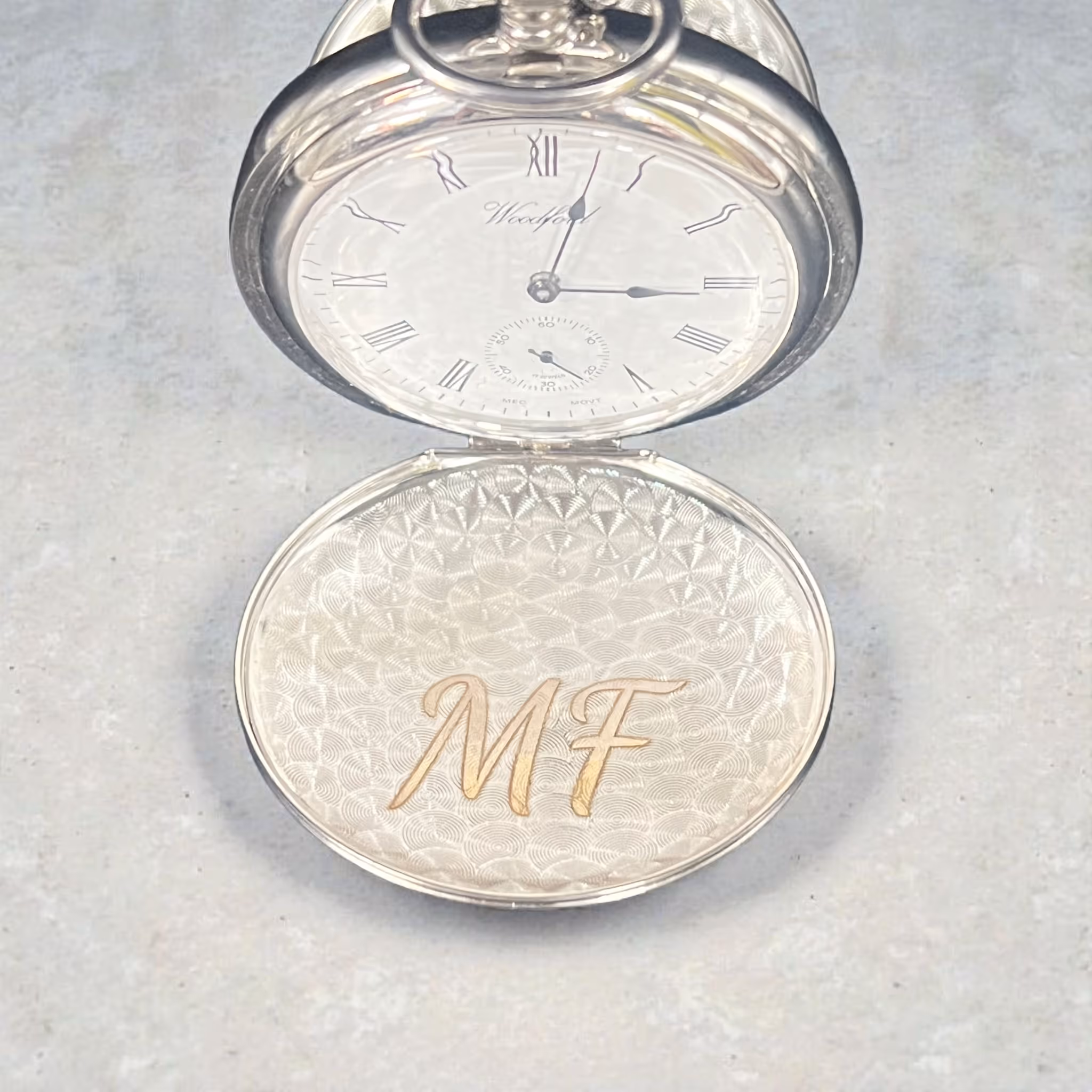 Laser Engraved Pocket Watch_Gift Miami Fort Lauderdale