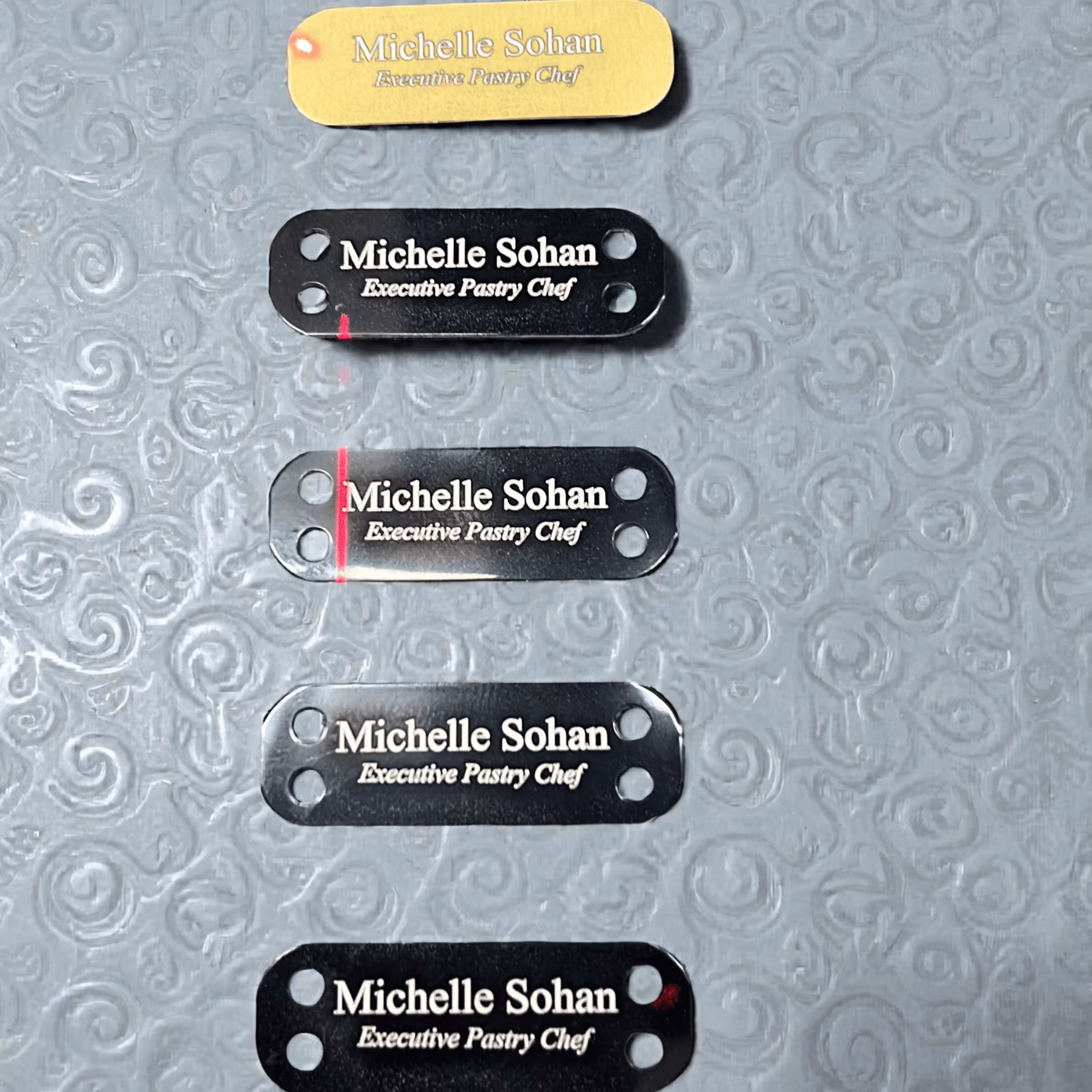 Laser Engraved Metal Name Plaques Miami Fort Lauderdale