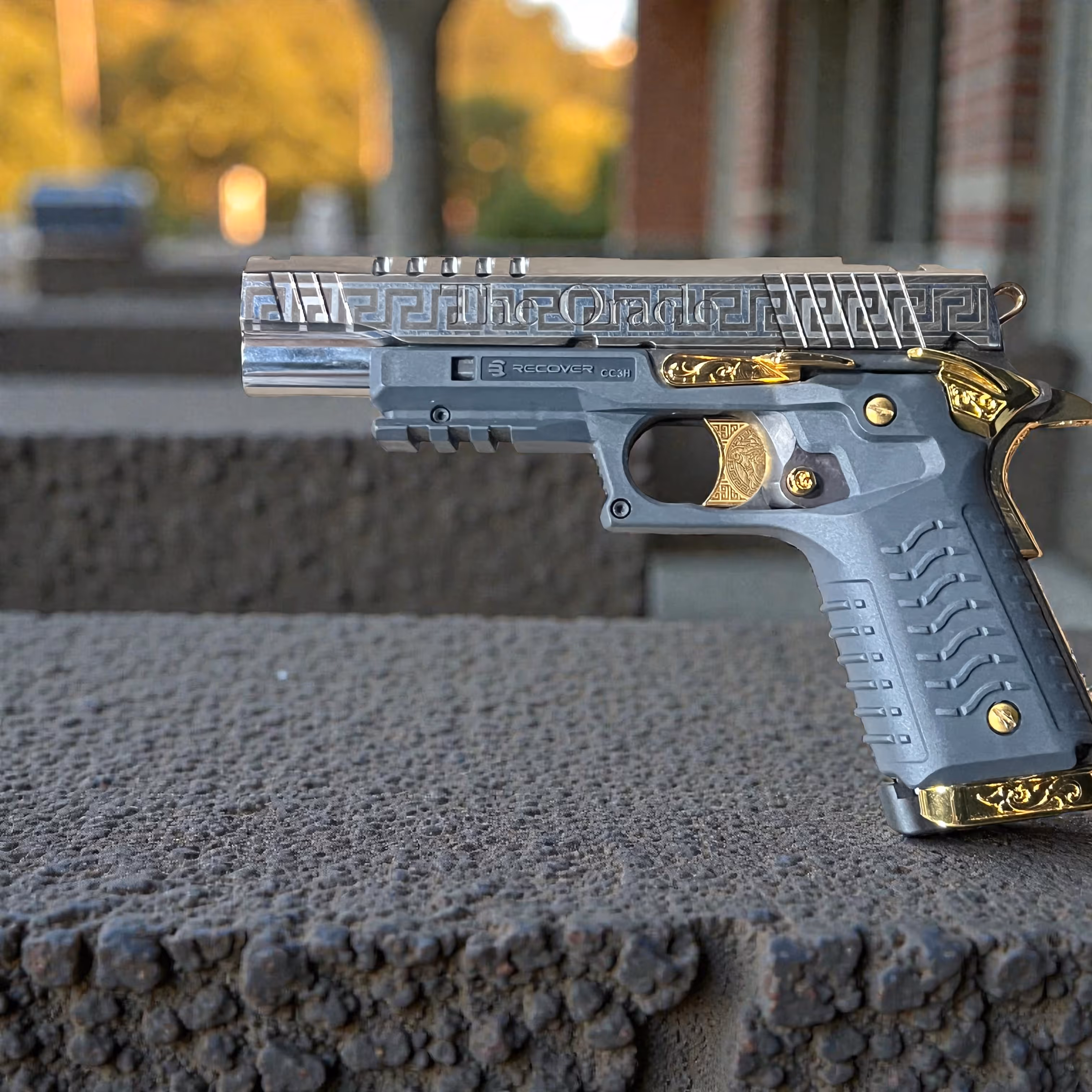 Laser Engraved The Oracle Handgun Miami Fort Lauderdale