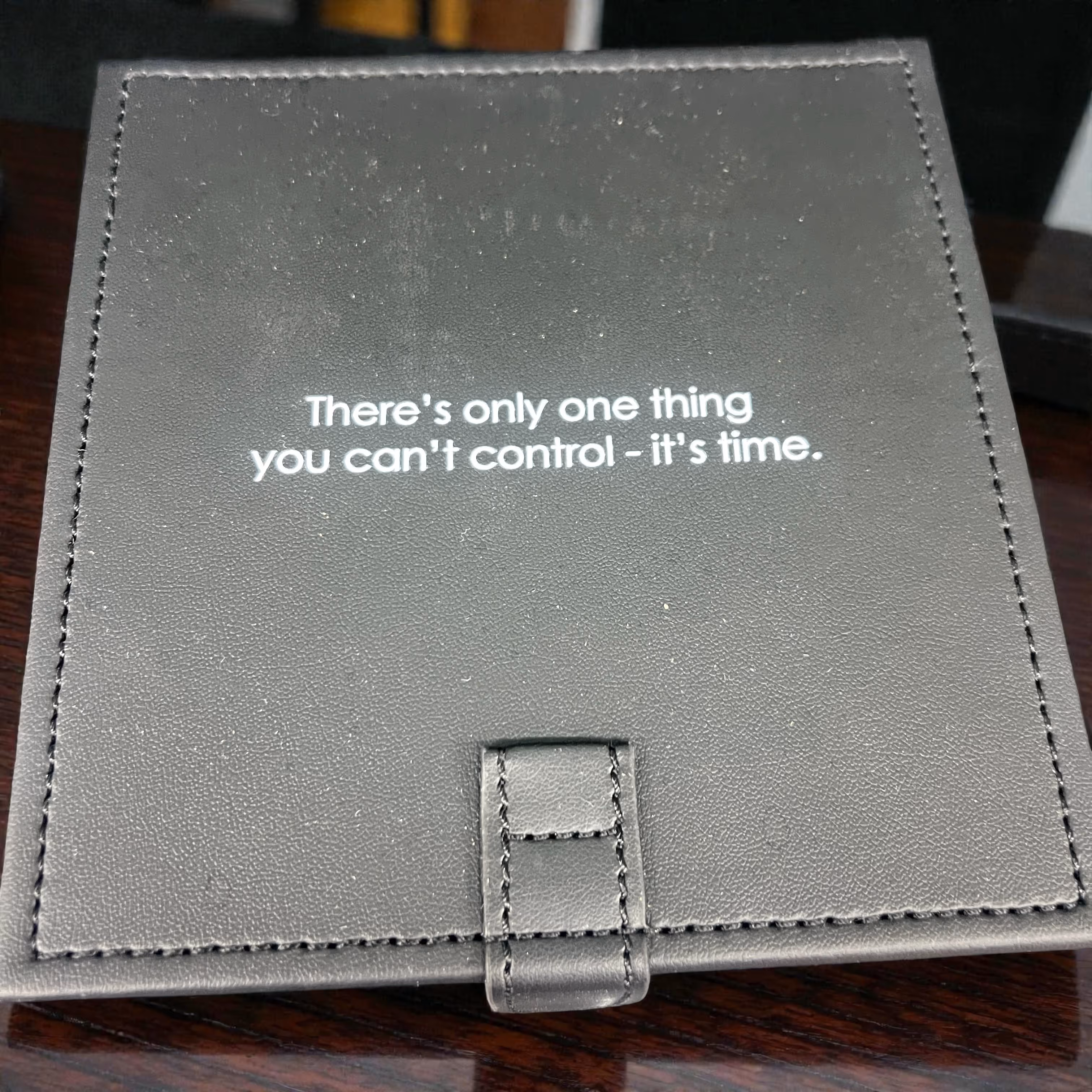 Leather Engraved Quote Miami Fort Lauderdale