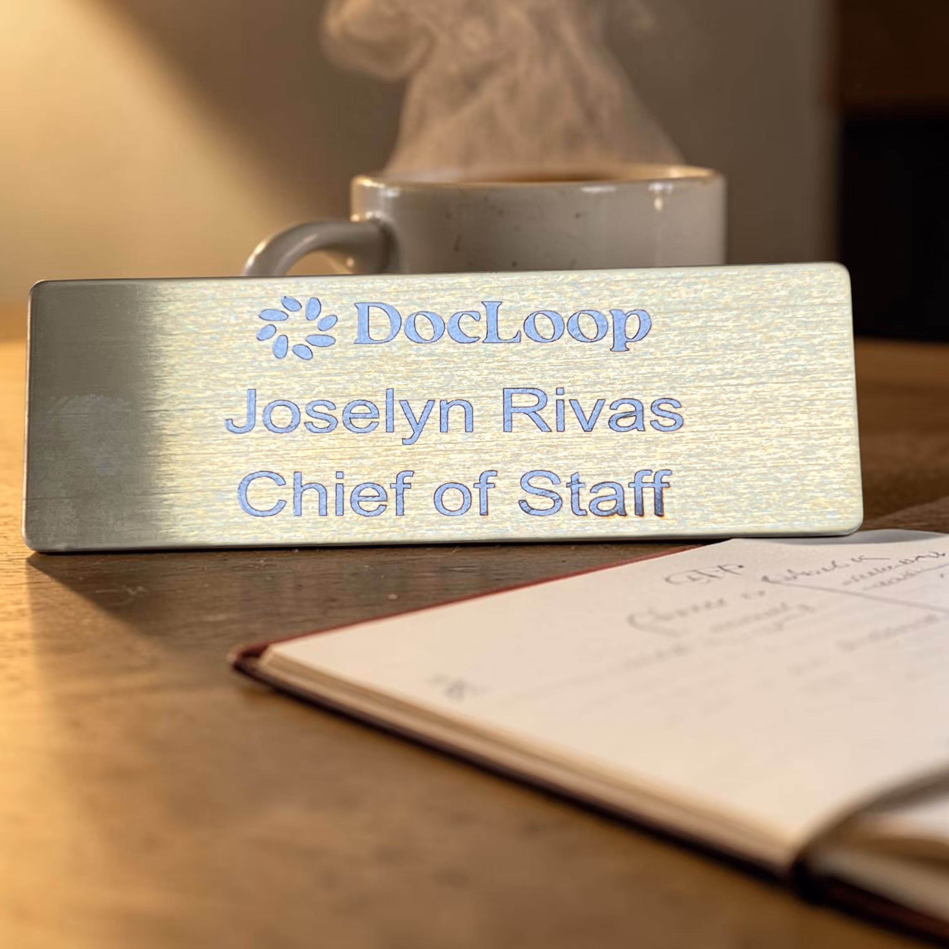 Laser Engraved Metal Nameplate Miami Fort Lauderdale
