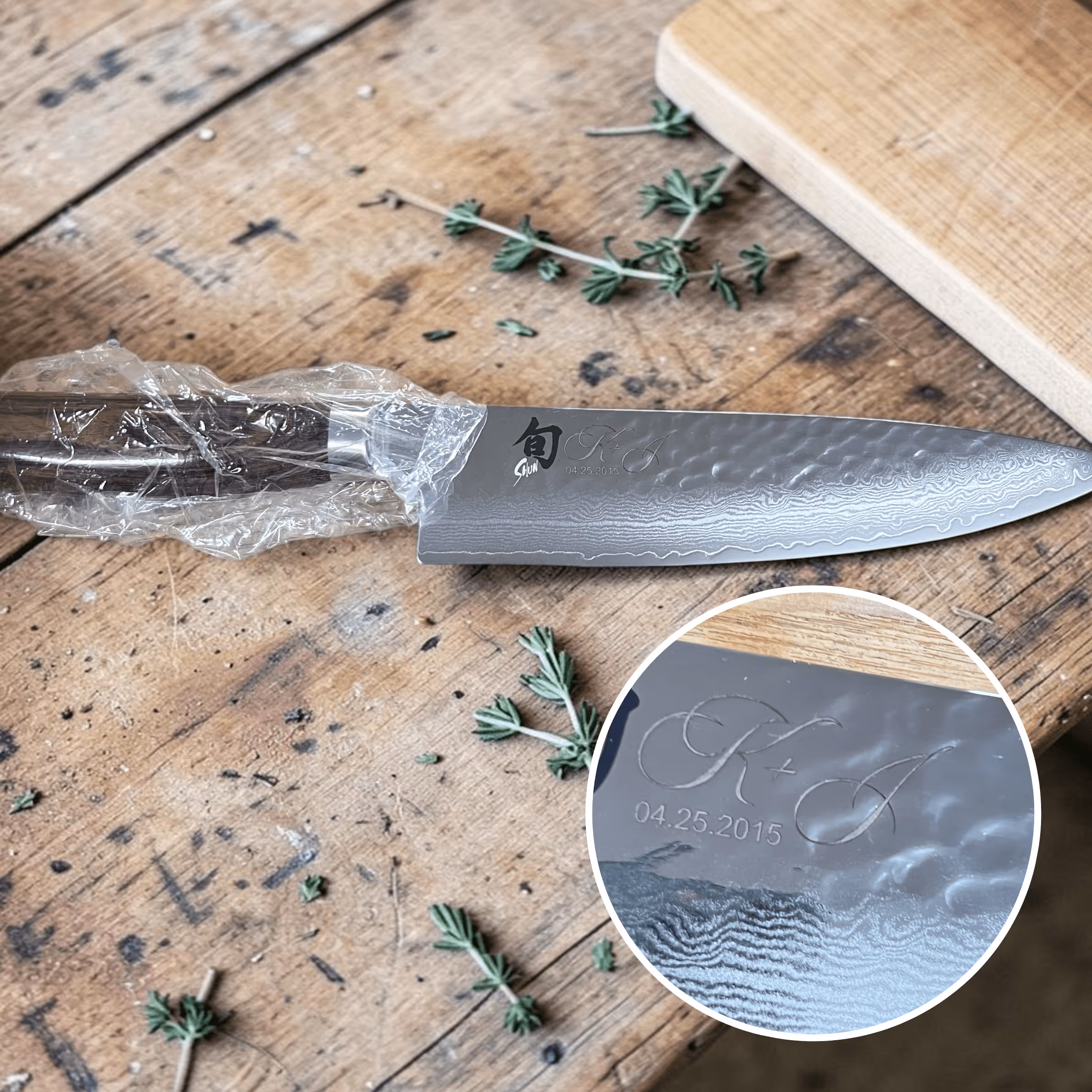 Laser Engraved Knife_Gift Miami Fort Lauderdale