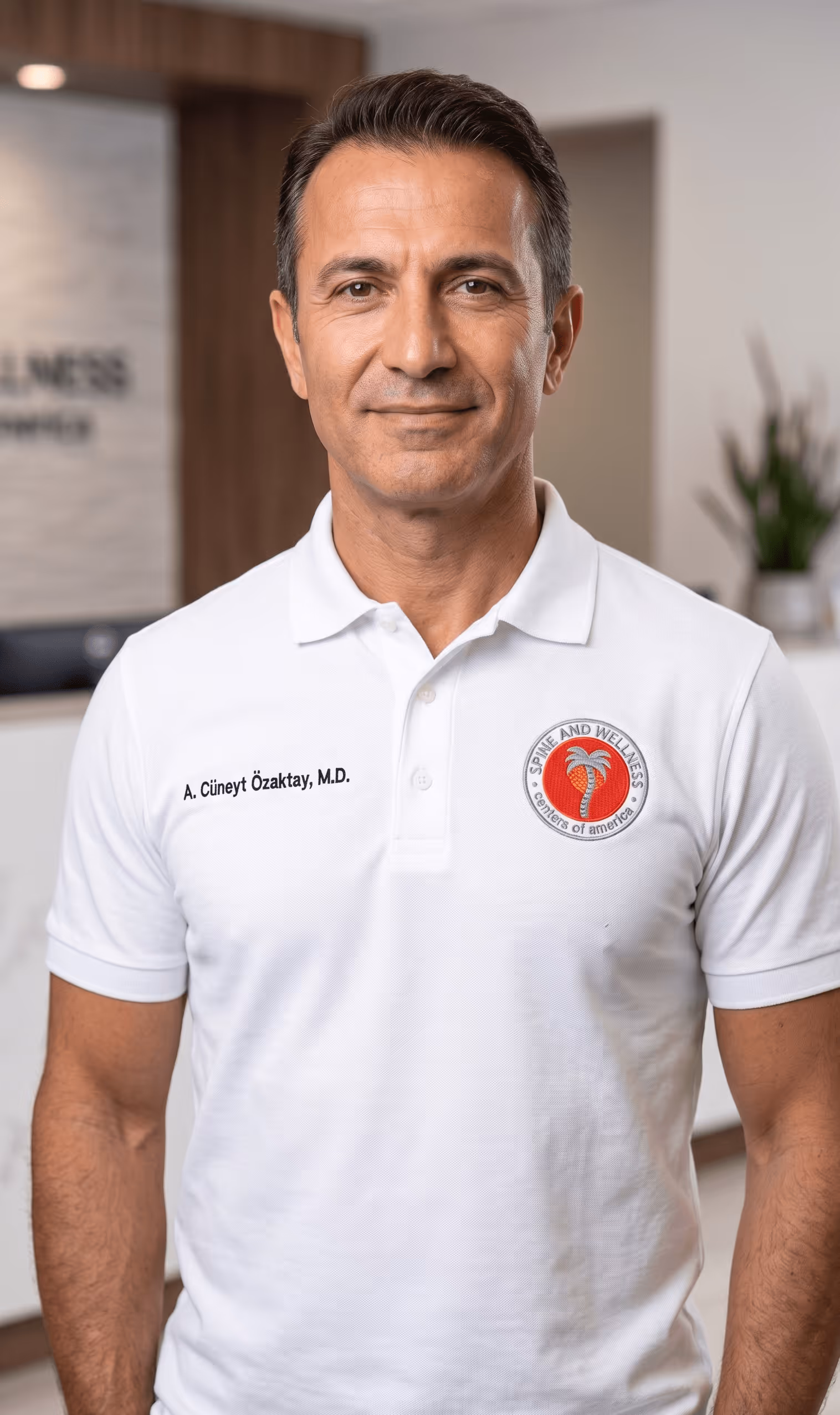Laser Engraved Embroidered Company Logo in a White Polo Shirt Miami Fort Lauderdale