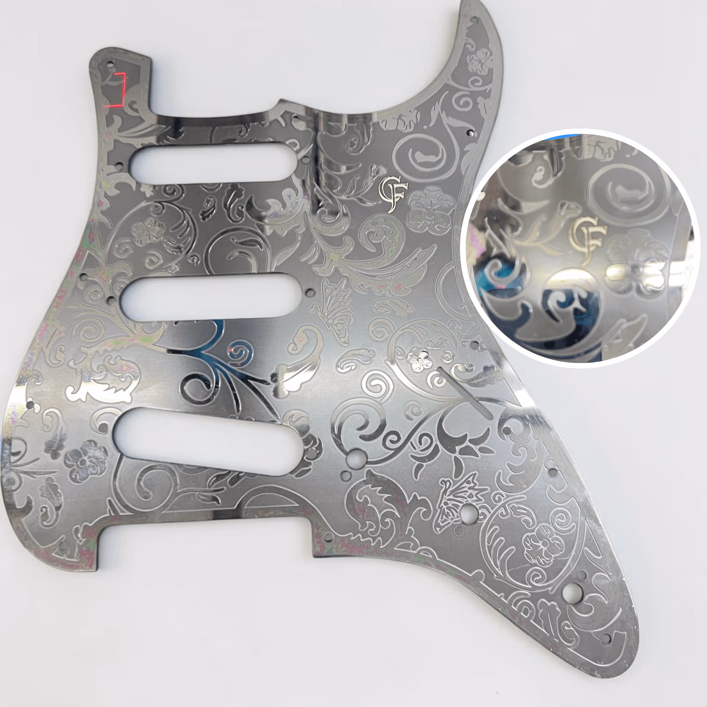 Laser Engraved Guitar Pickguard_Gift Miami Fort Lauderdale