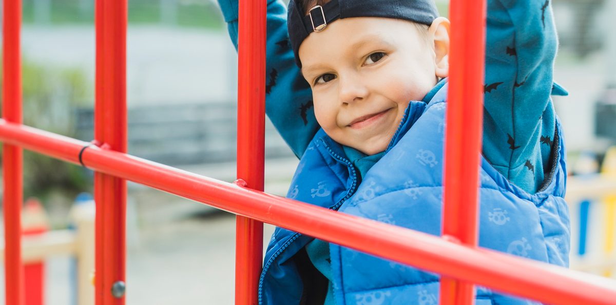 Teacher engaging with children