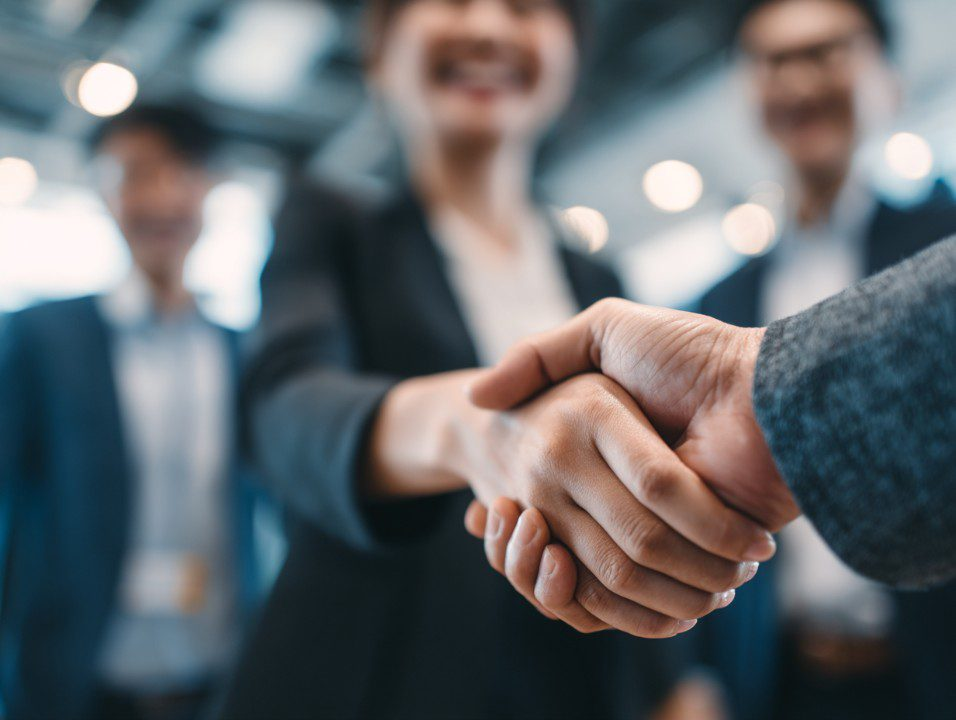 Handshake with illumine's first customer