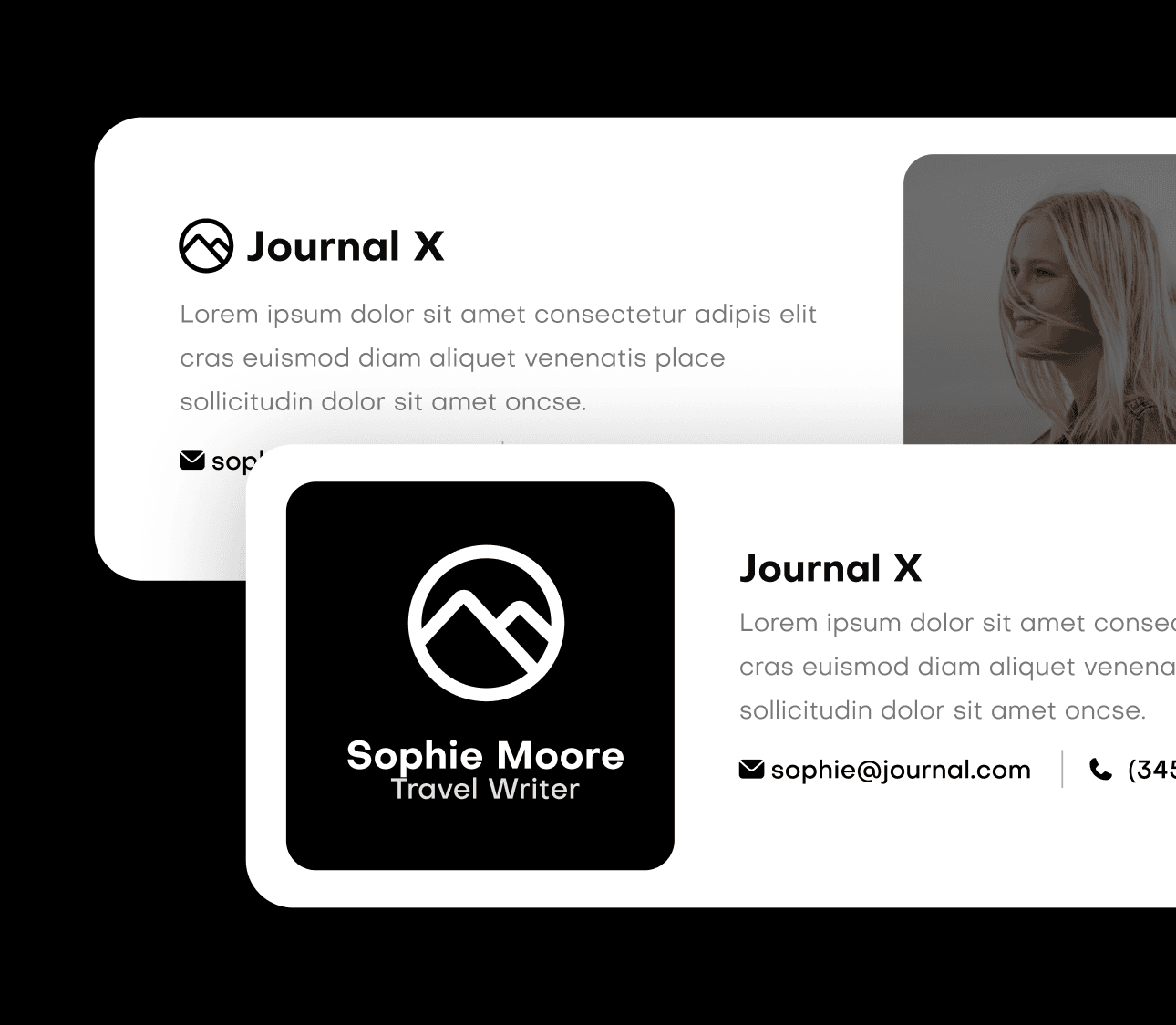 Journal X - Email Signature - Blog Webflow Template