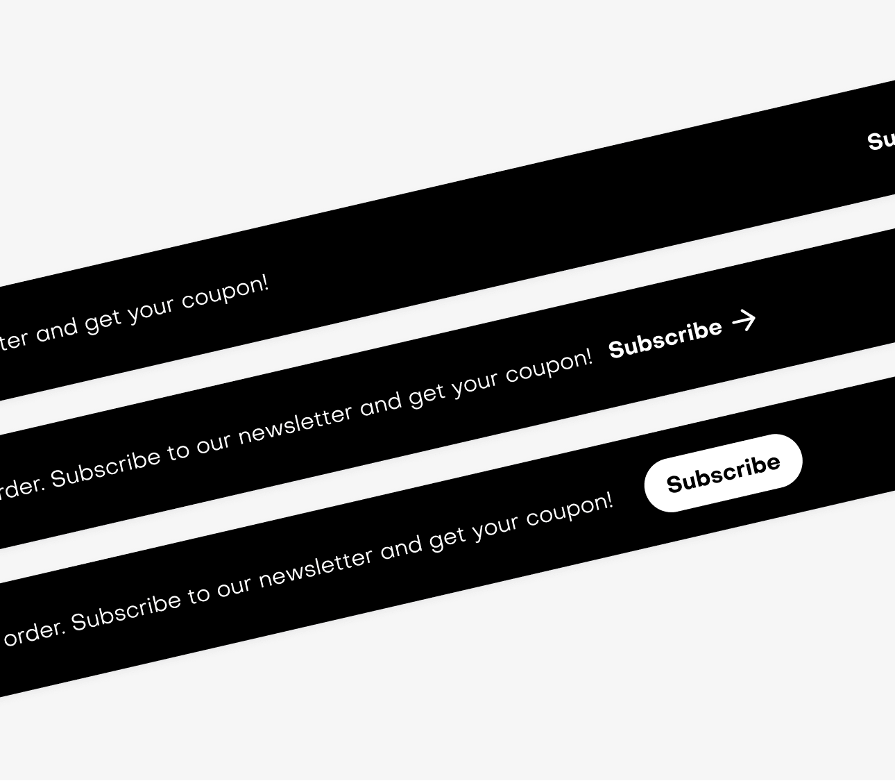 Journal X - 3 Notification Bars - Blog Webflow Template