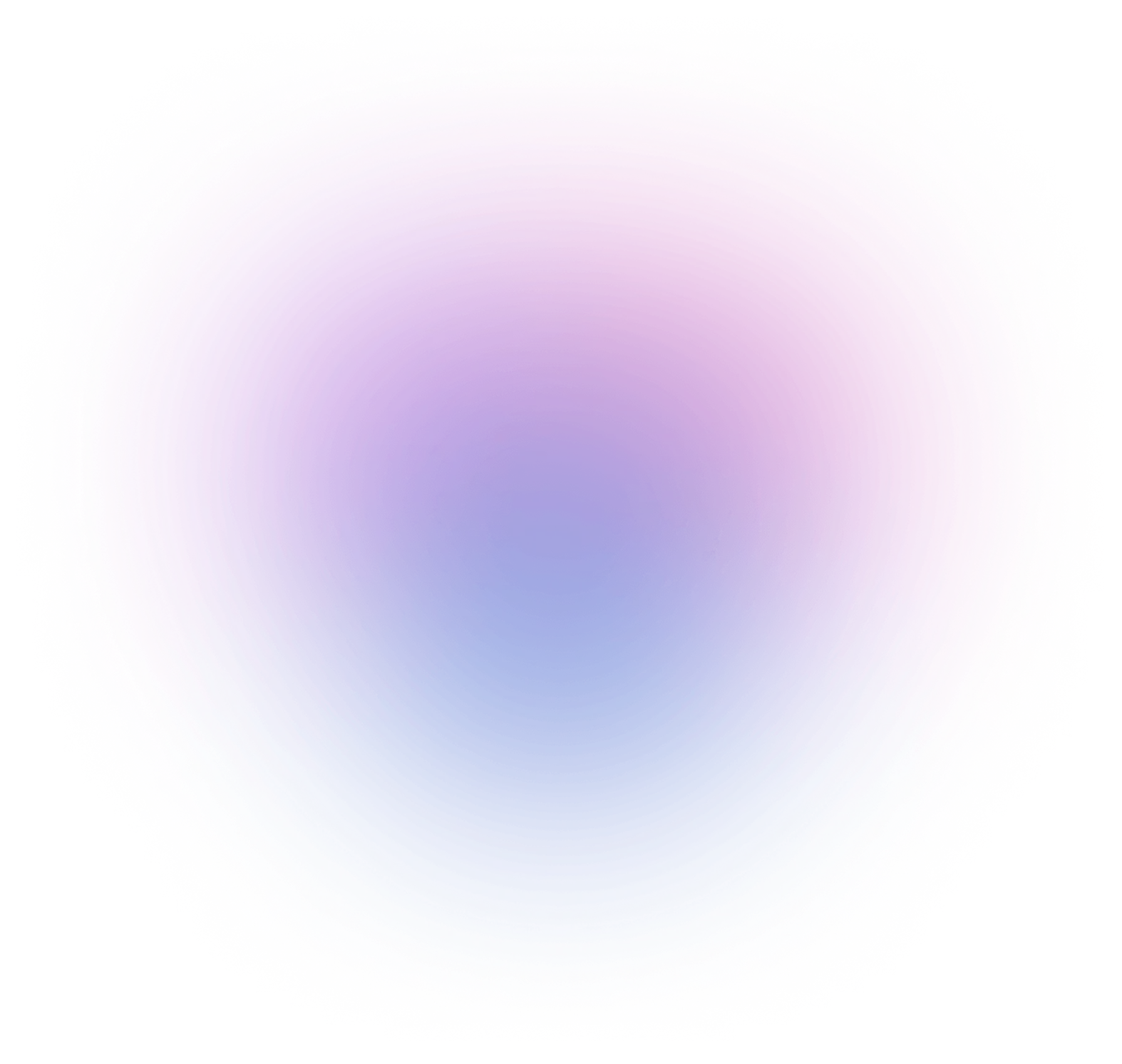 A blue and pink circular object with a black background.