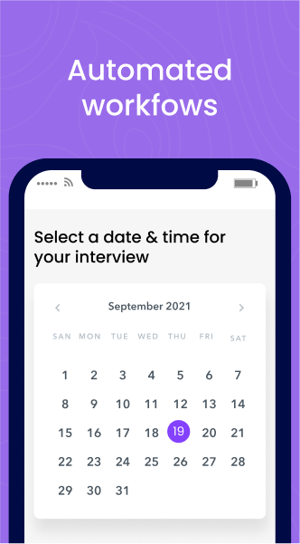 A phone with a date and time on it.