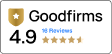 Goodfirms rating of 4.9 stars based on 38 reviews.