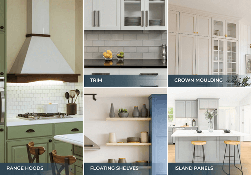 custom IKEA kitchen components