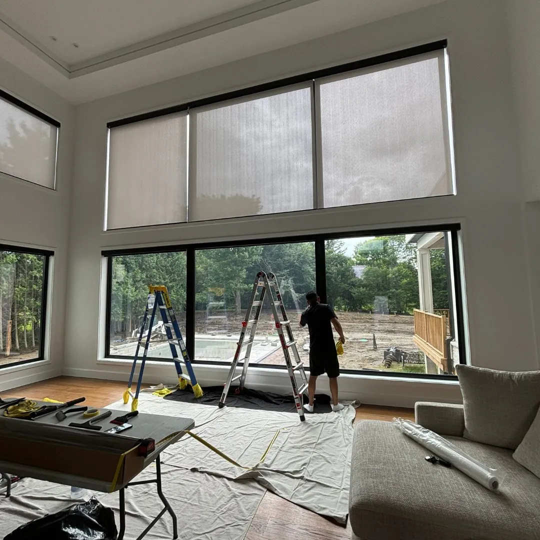 Two white-framed tilt-and-turn windows with dual opening modes and double glazing, designed for energy efficiency and modern homes
