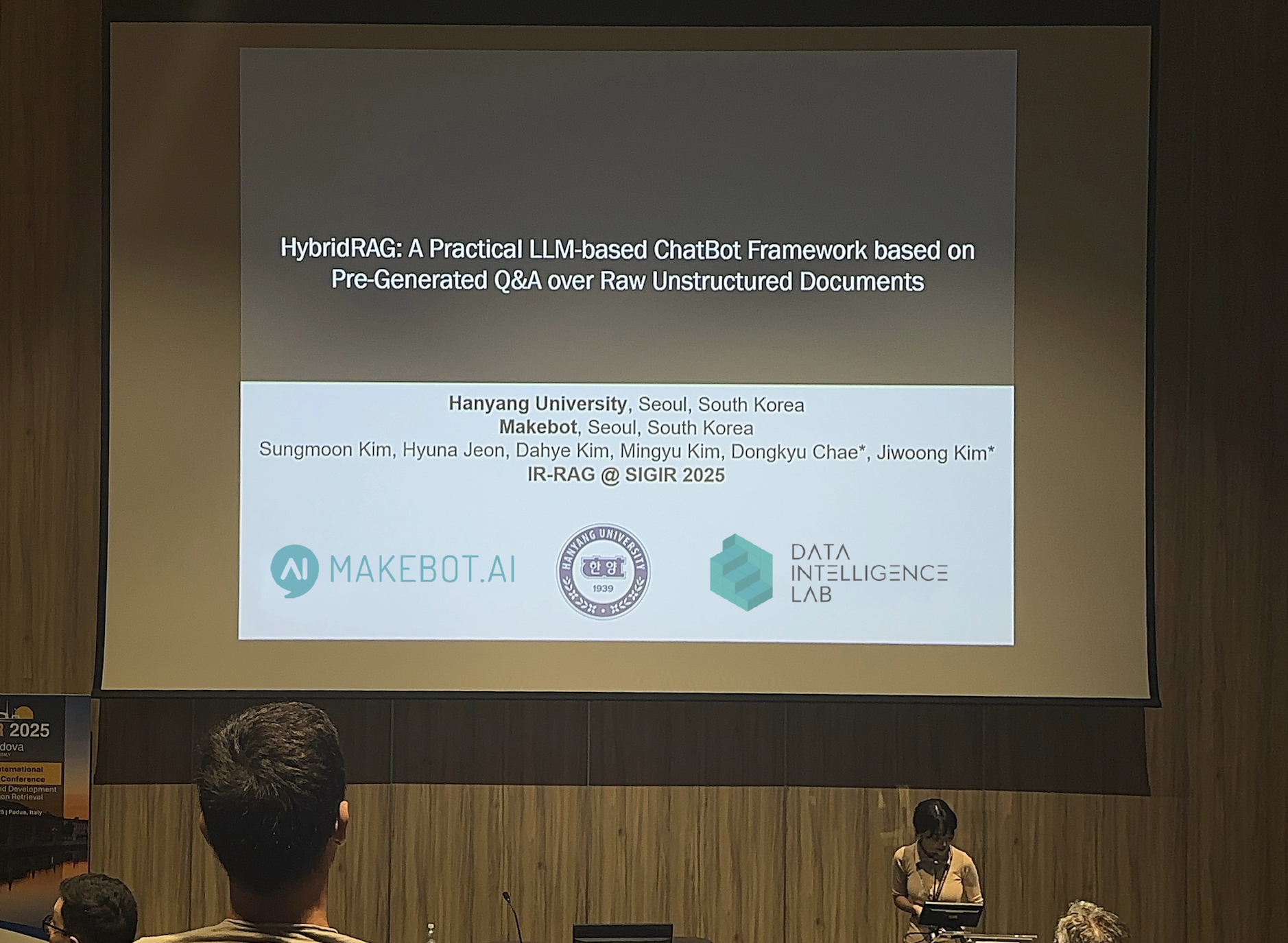 Showcasing Korea’s AI Innovation: Makebot’s HybridRAG Framework Presented at SIGIR 2025 in Italy