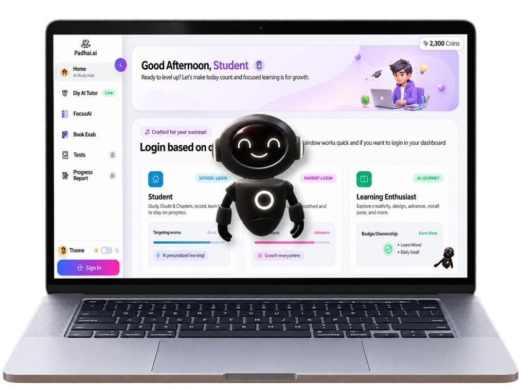 Padaku.ai AI learning platform dashboard on a laptop