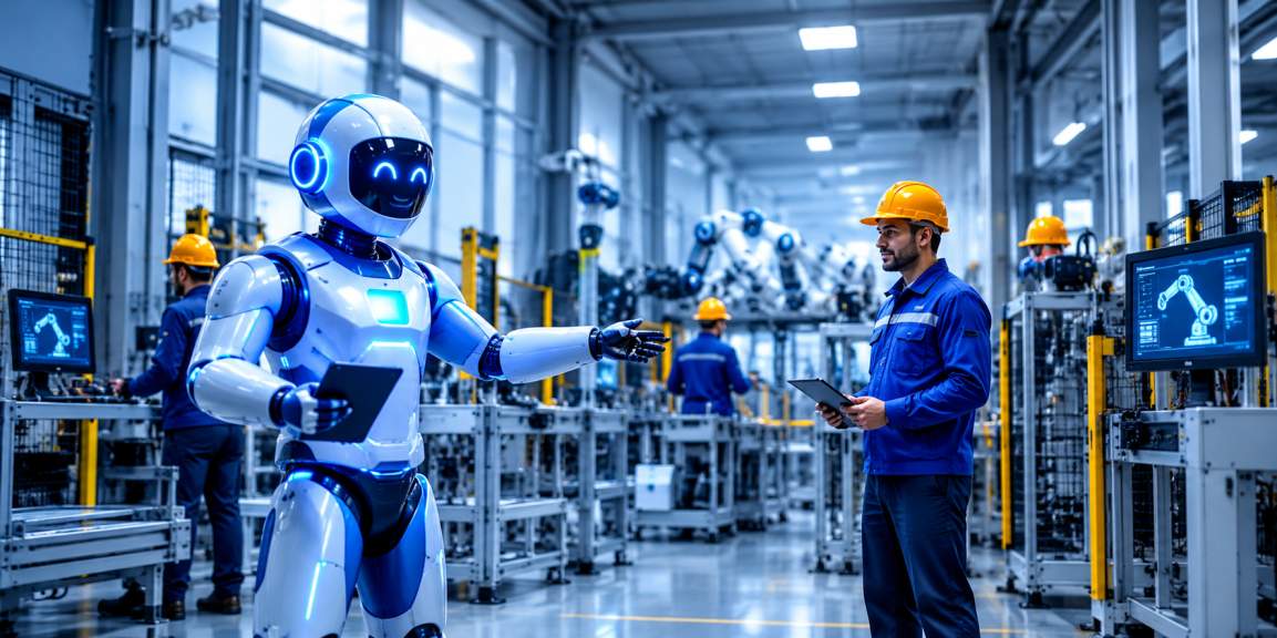 Collaborative robots optimizing factory operations