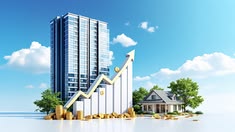 Modern residential real estate property