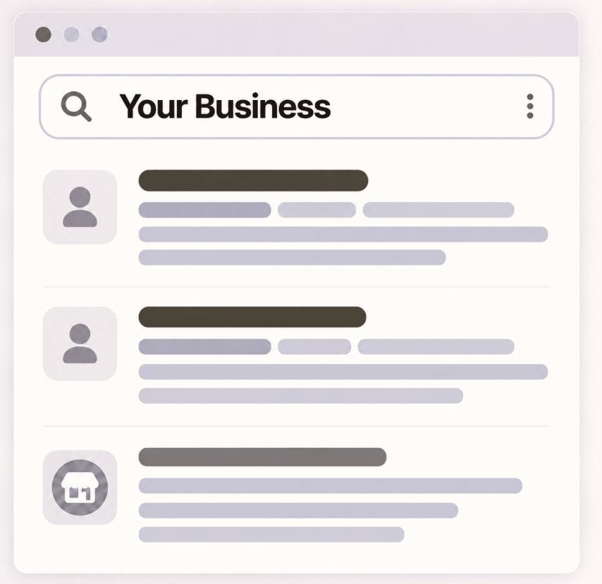 Grayscale business dashboard representing unstructured, low-engagement marketing