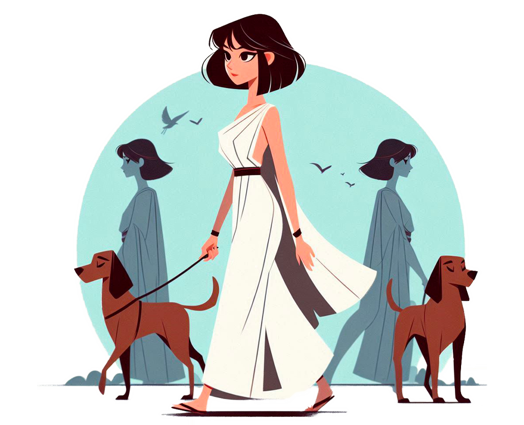 Logo de l'entreprise de petsitting - Service artémis - Service de garde à l'animal domestique - Rouen