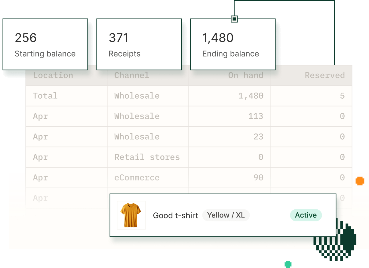 Photo collage illustration of Austin, TX’s Barton Springs pool on a bright, sunny day. Fun pixel images and dithered shapes are layered over, including a prickly pear cactus, an armadillo, and a flower. The background has a subtle grid, evoking a spreadsheet.