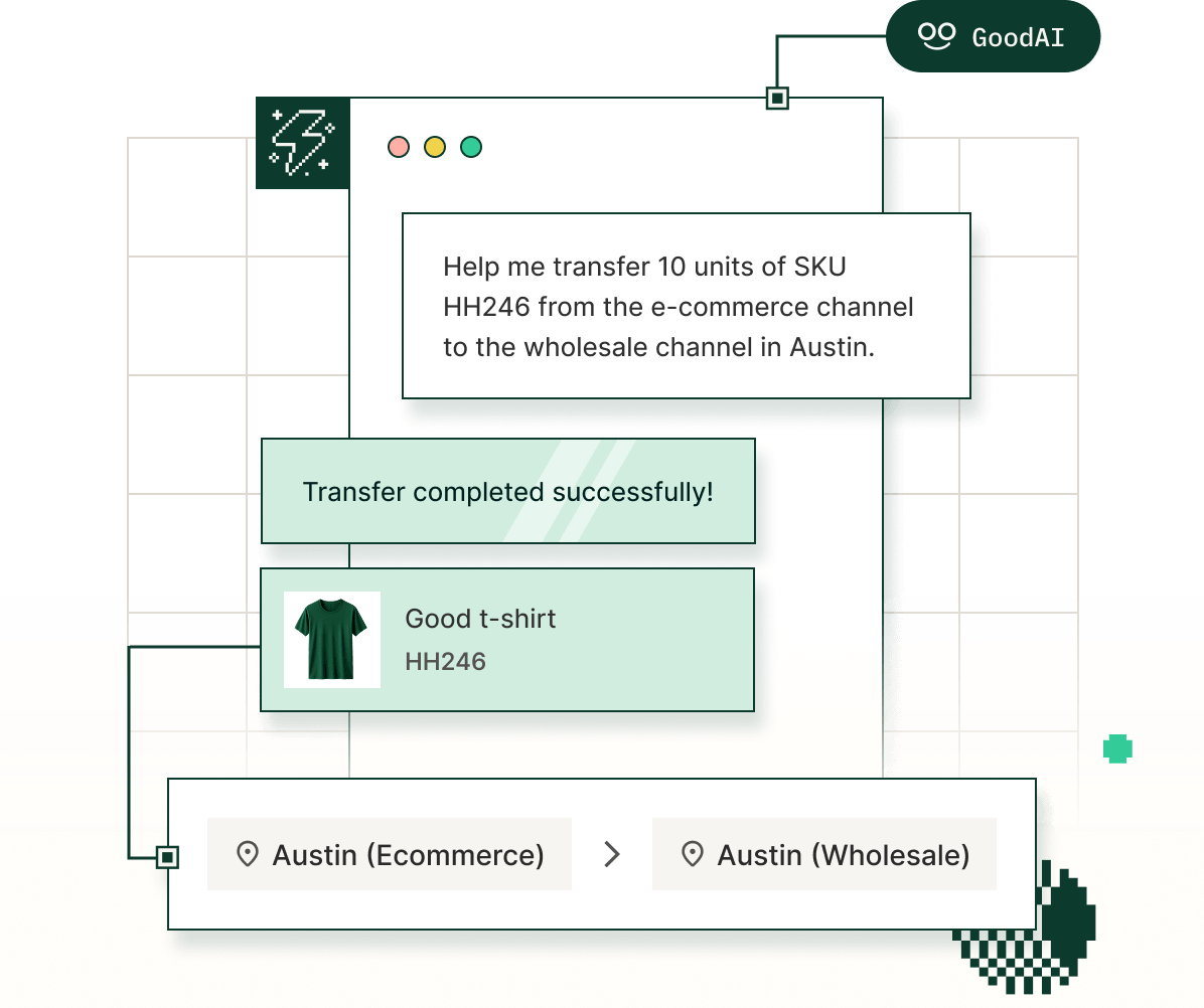 Photo collage illustration of Austin, TX’s Barton Springs pool on a bright, sunny day. Fun pixel images and dithered shapes are layered over, including a prickly pear cactus, an armadillo, and a flower. The background has a subtle grid, evoking a spreadsheet.