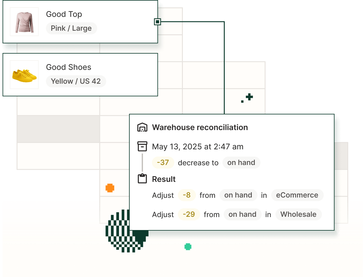 Photo collage illustration of Austin, TX’s Barton Springs pool on a bright, sunny day. Fun pixel images and dithered shapes are layered over, including a prickly pear cactus, an armadillo, and a flower. The background has a subtle grid, evoking a spreadsheet.