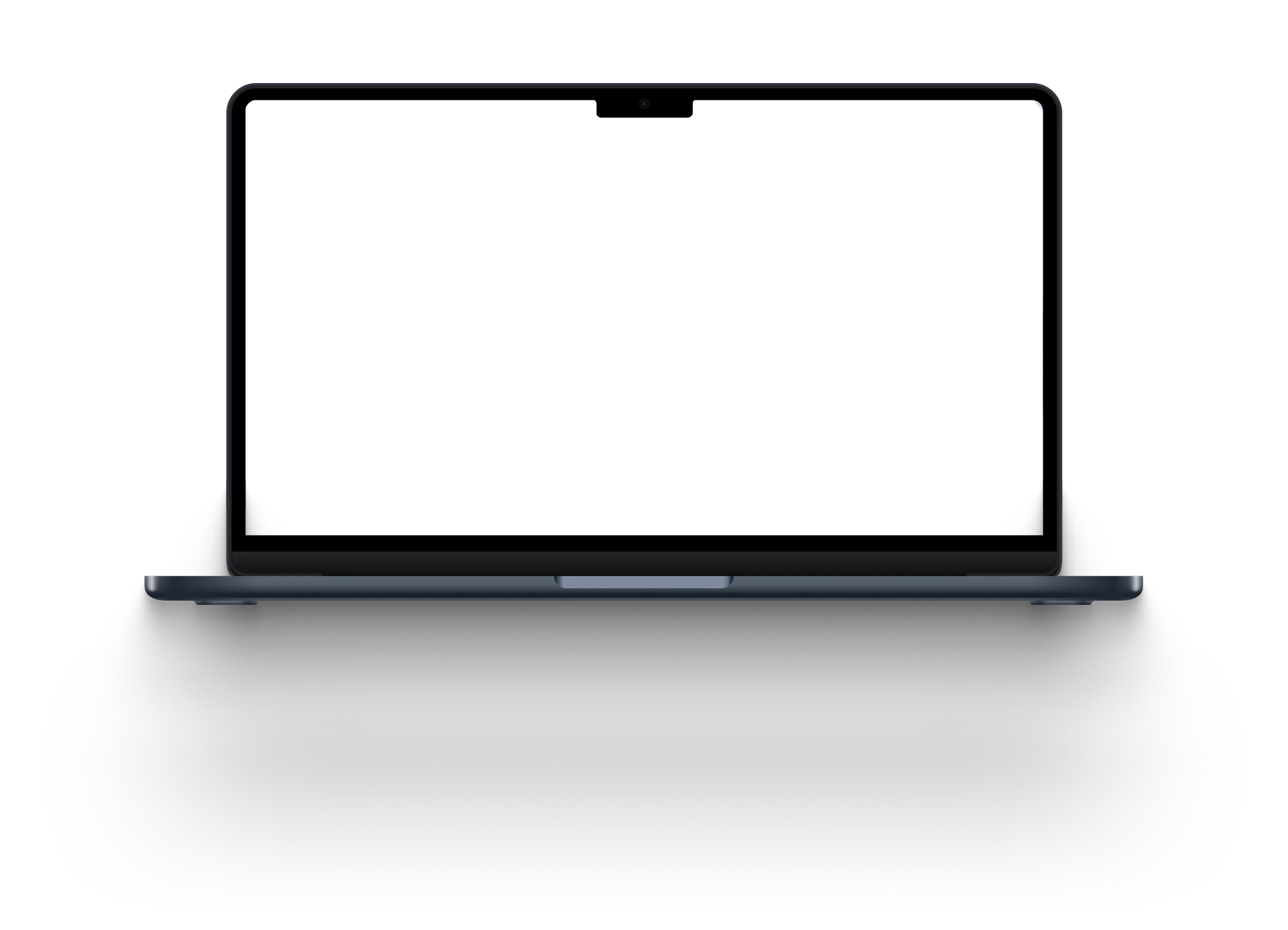 A laptop computer sitting on top of a black surface.