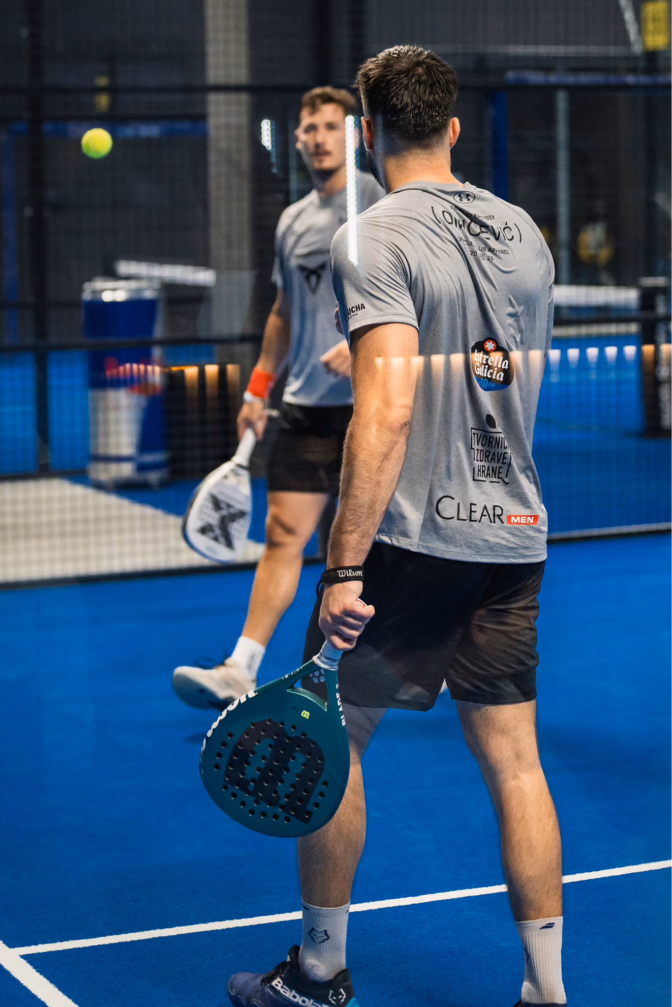 Moderni padel tereni plava podloga
