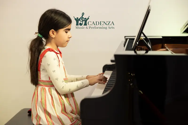 Piano Student performs at Cadenza