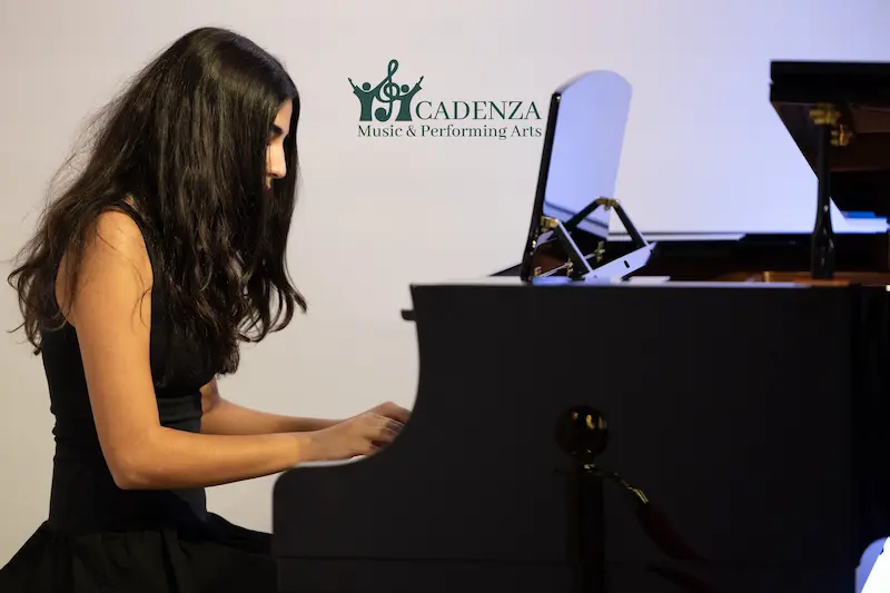 Piano Student plays for Piano lessons