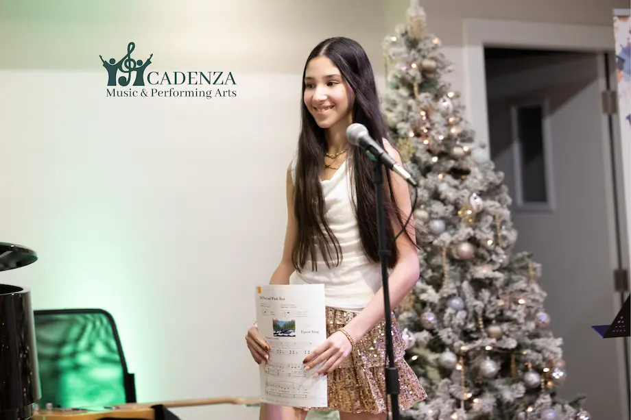 Music Student Certificate achiever at Cadenza Academy
