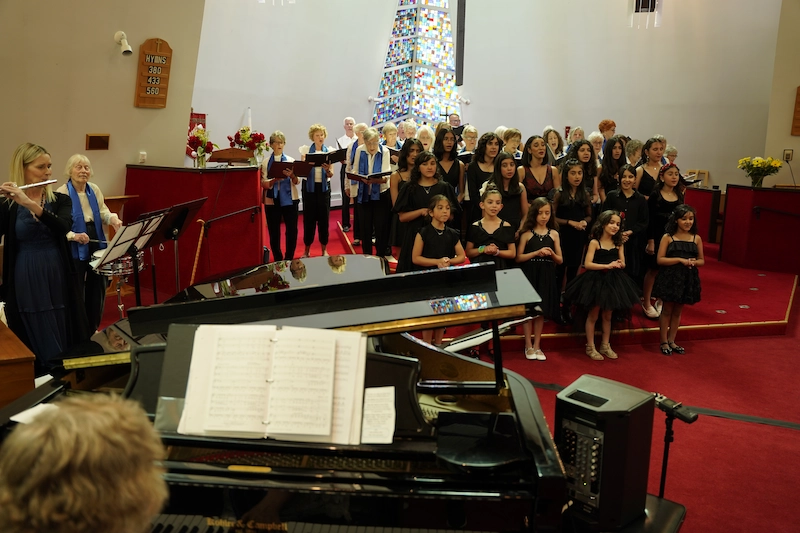 Youth Voice ensemble performance for Concert