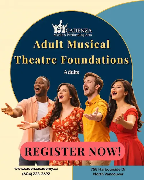 Adult Musical Theatre Lessons at Cadenza Academy