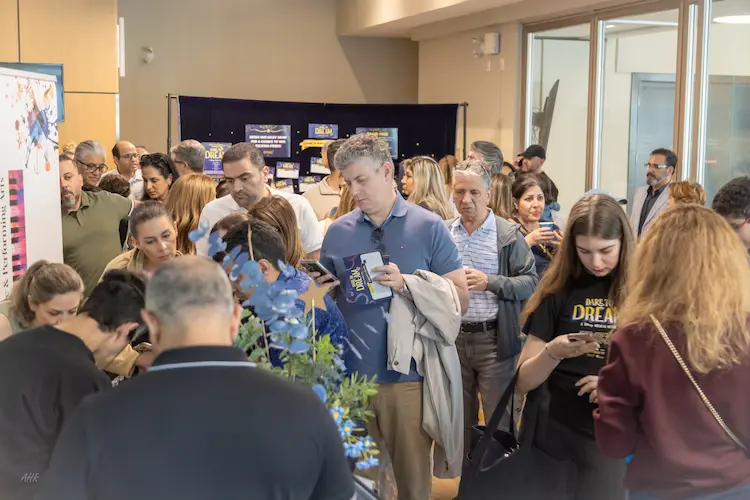 Families and community members attending the Dare to Dream showcase in North Vancouver