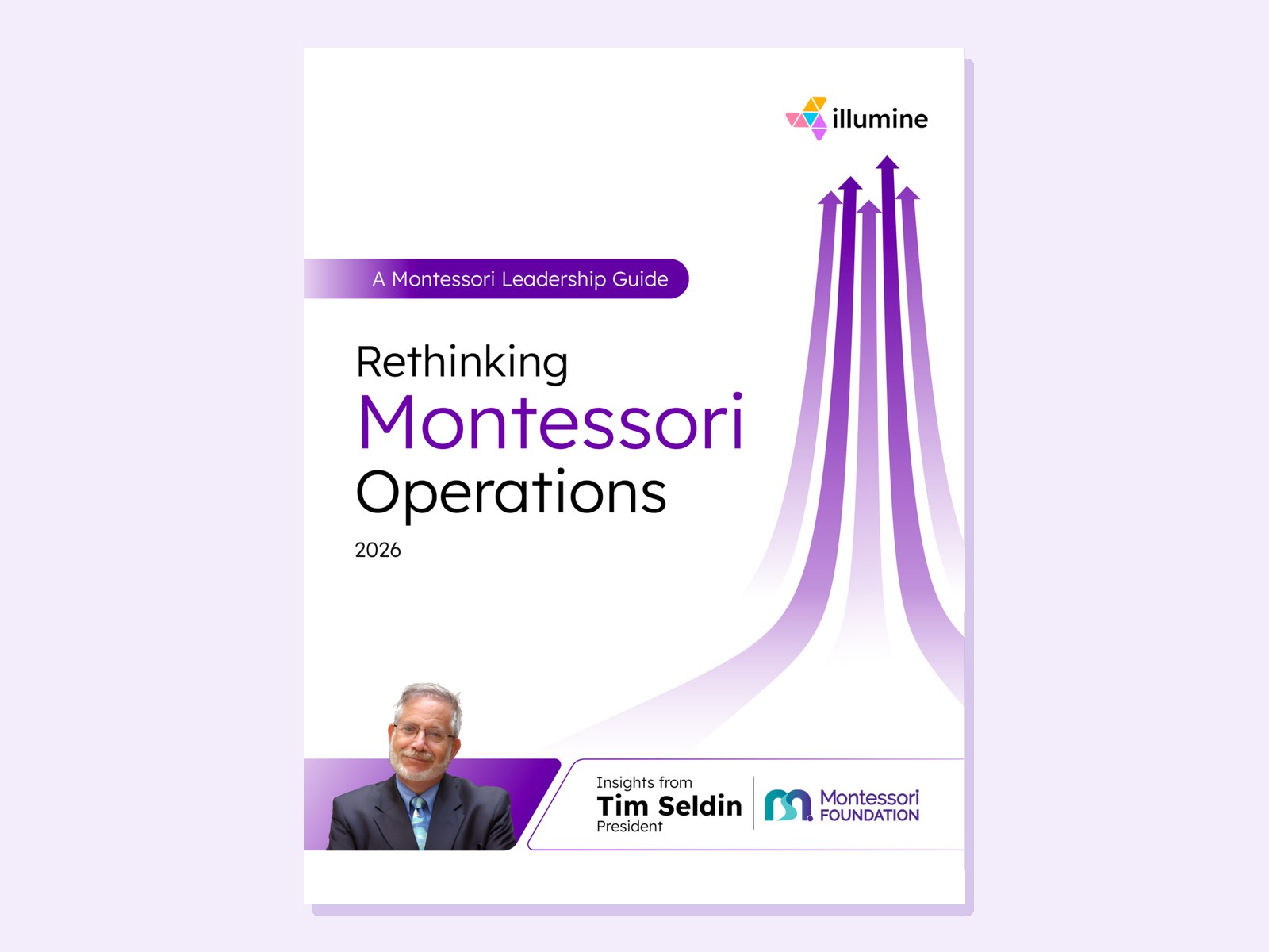 Rethinking Montessori Operations 2026 leadership guide cover, with insights from Tim Seldin