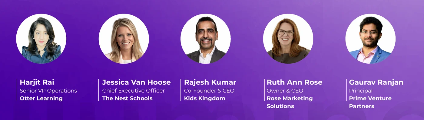 Contributors to the Childcare Enrollment Report 2026: Harjit Rai, Jessica Van Hoose, Rajesh Kumar, Ruth Ann Rose and Gaurav Ranjan