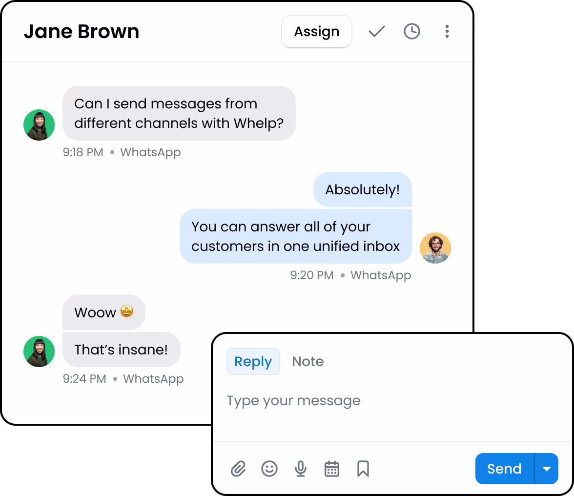 customer conversation image