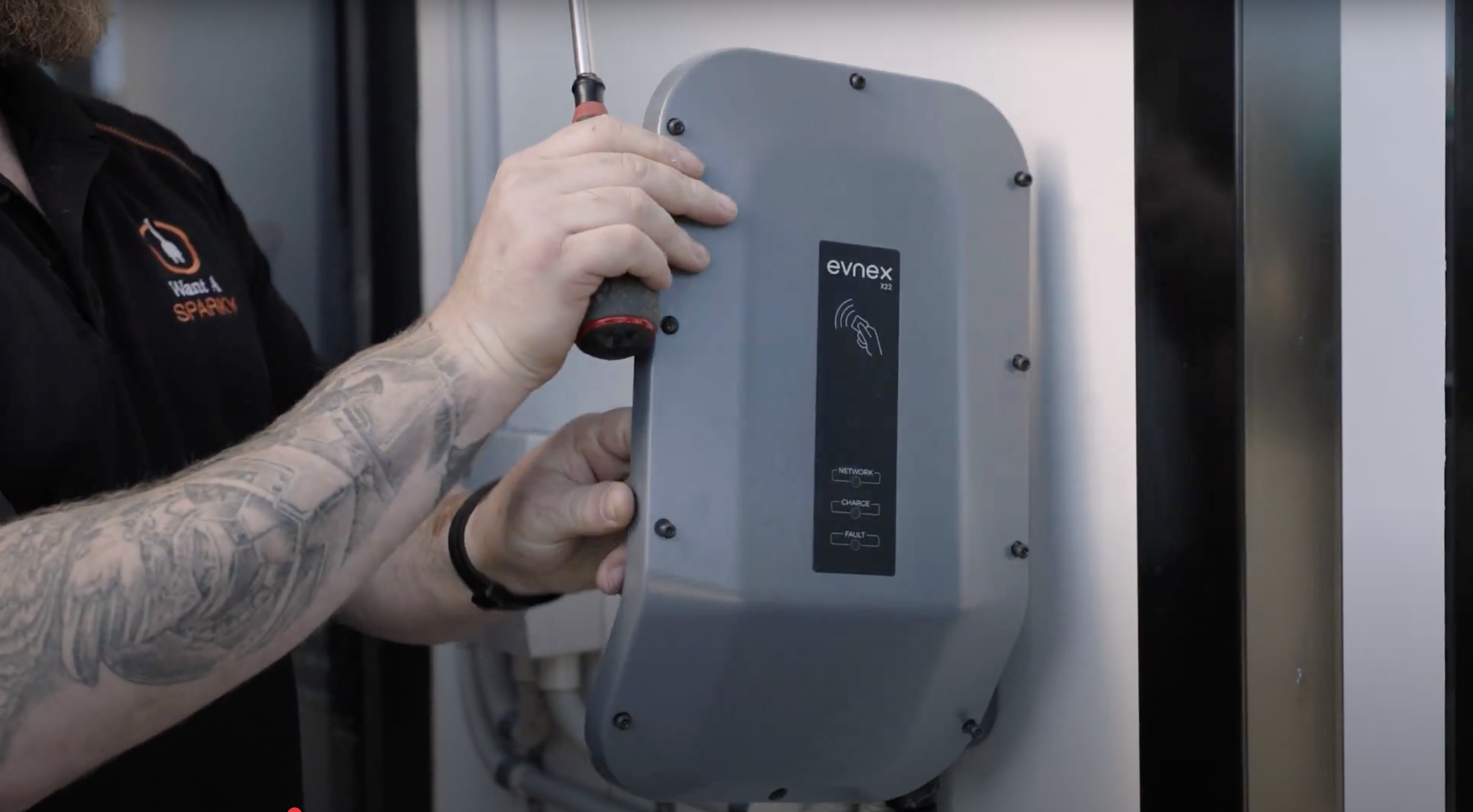 Installing an EV charger