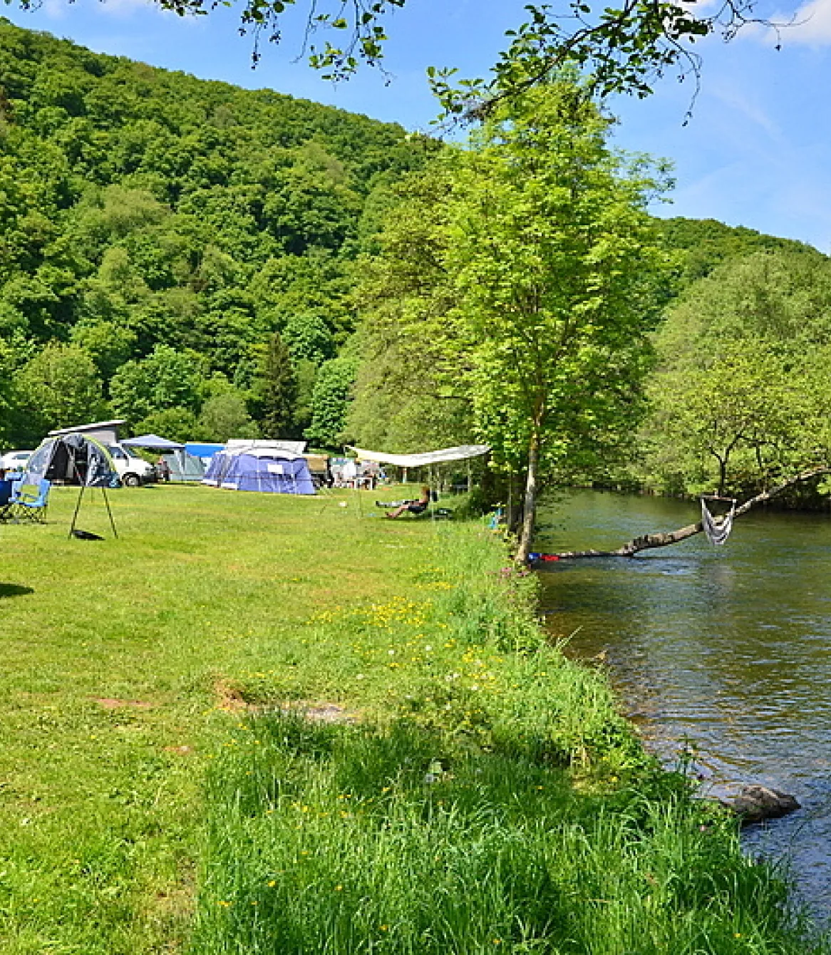 Campingwiese direkt an der Rur in Heimbach