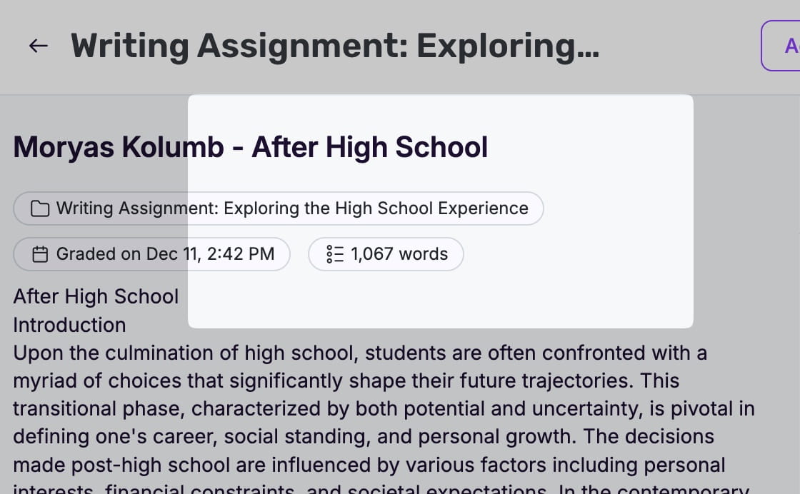 EssayGrader AI smarter word count based scoring for more accurate rubric aligned grading