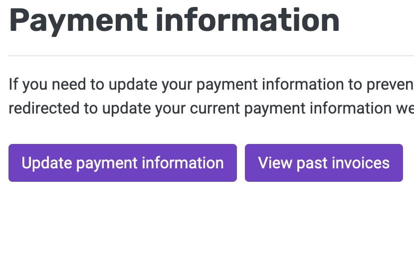 EssayGrader AI billing history showing past invoices for budget management and reimbursement