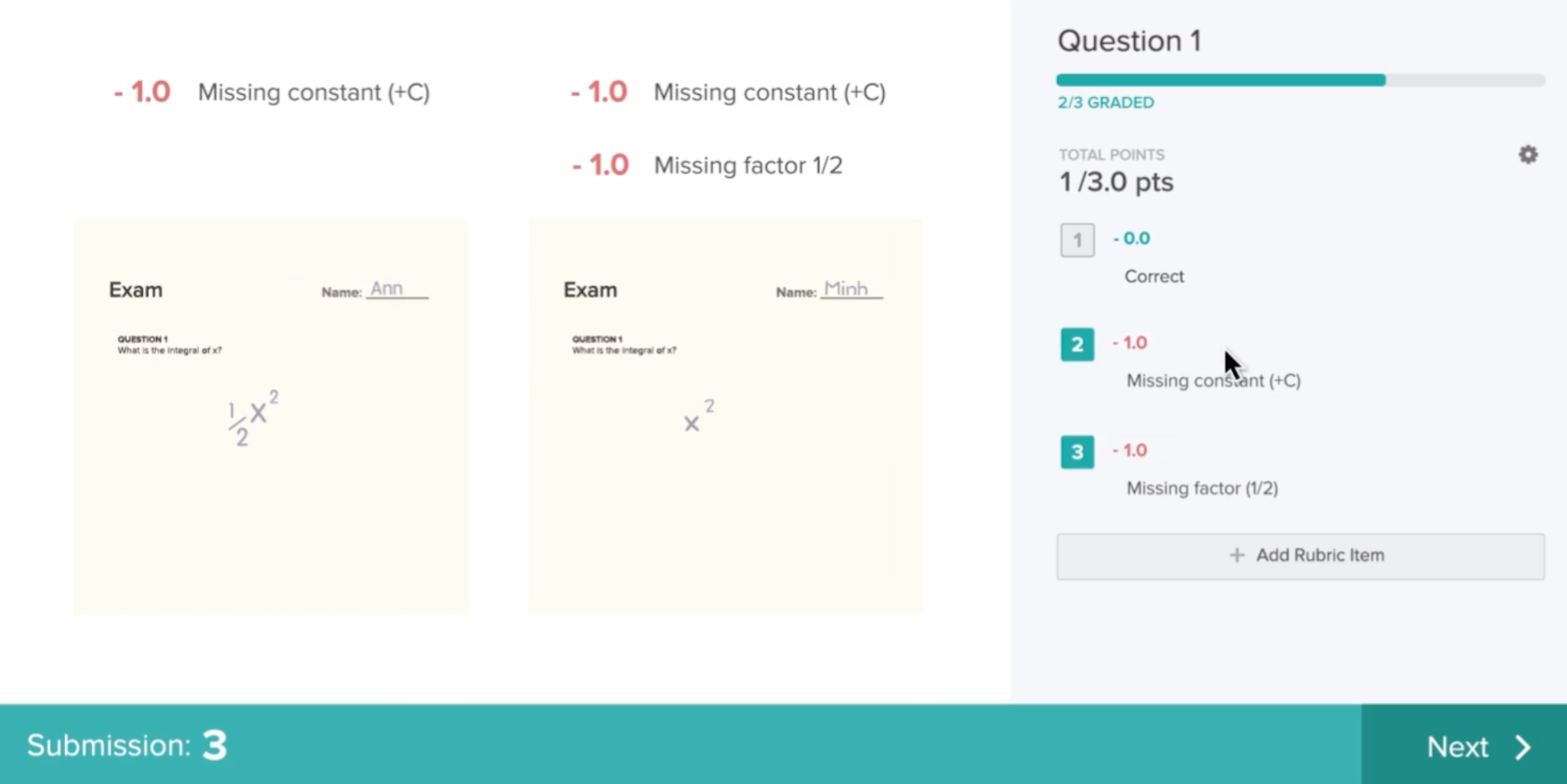 Gradescope's dashboard.