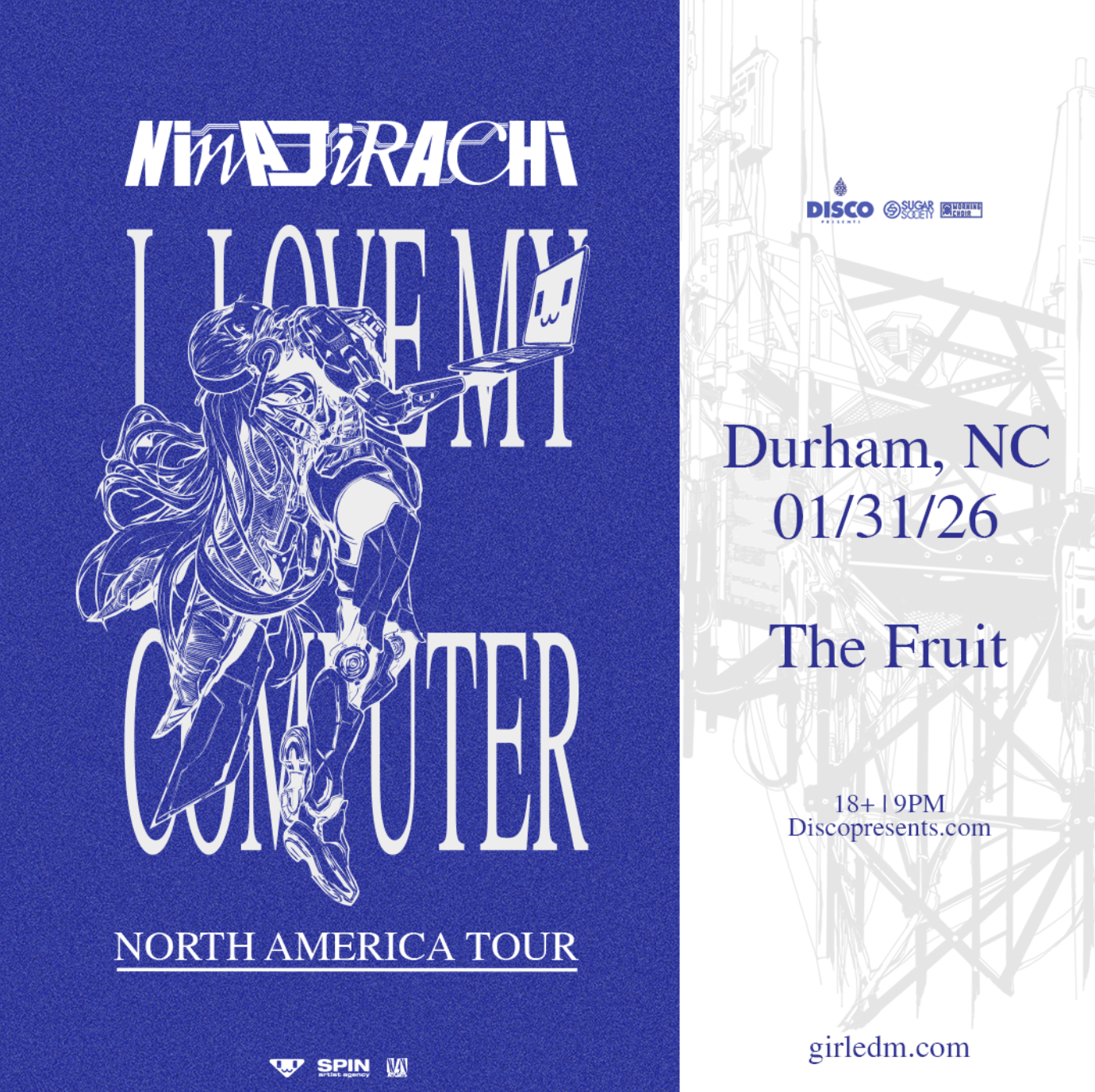 Ninajirachi durham fruit morning choir edm electronic music rave