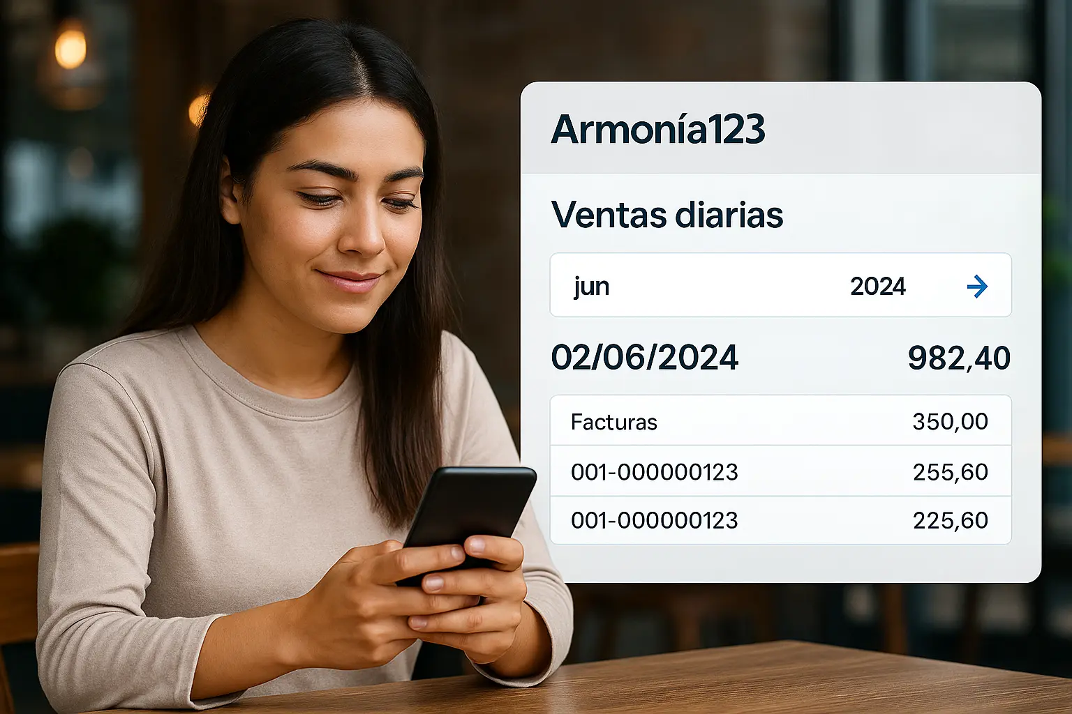 Cómo revisar tus ventas diarias desde el celular en Armonía123