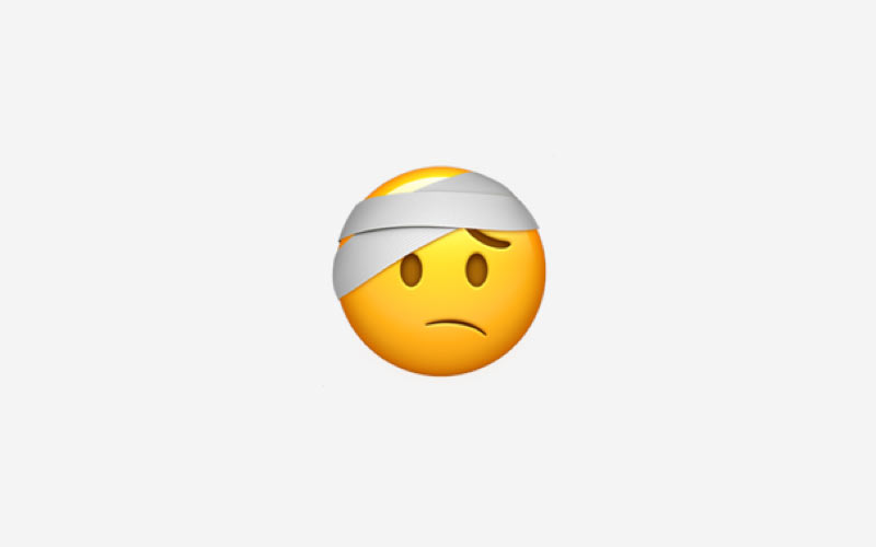 Ein Bild mit einem Apple Emoji das verarztet wurde um die Support Seite von hypt zu symbolisieren.