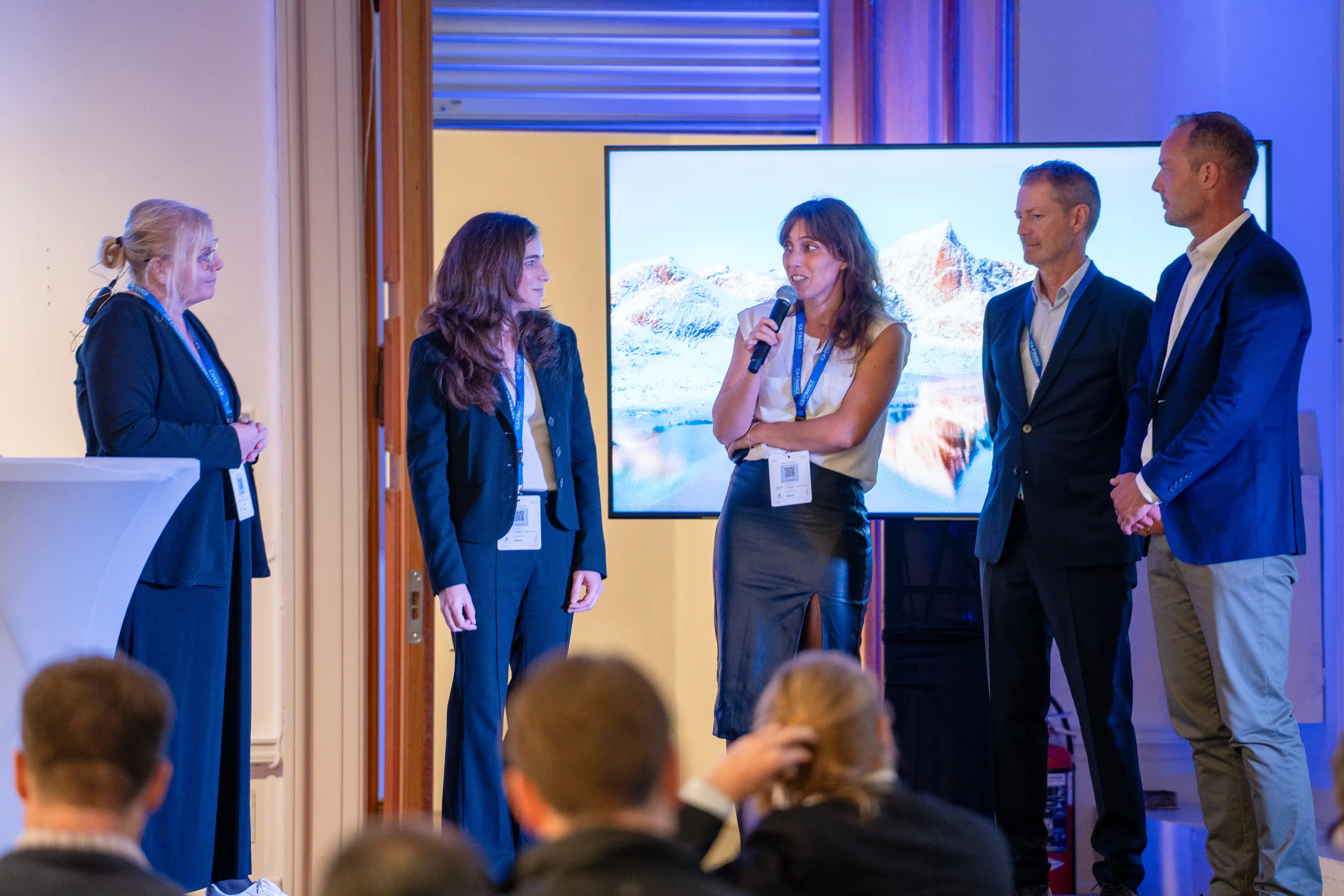 Panel discussion on regenerative markets at the Nordic Climate Finance Summit 2026 in Oslo.