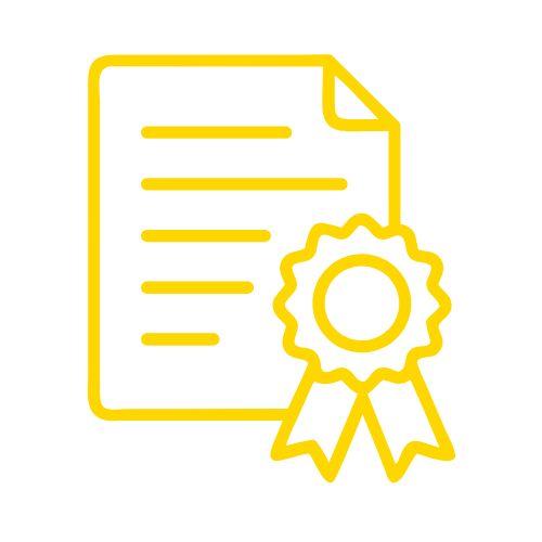 coaching certificate icon