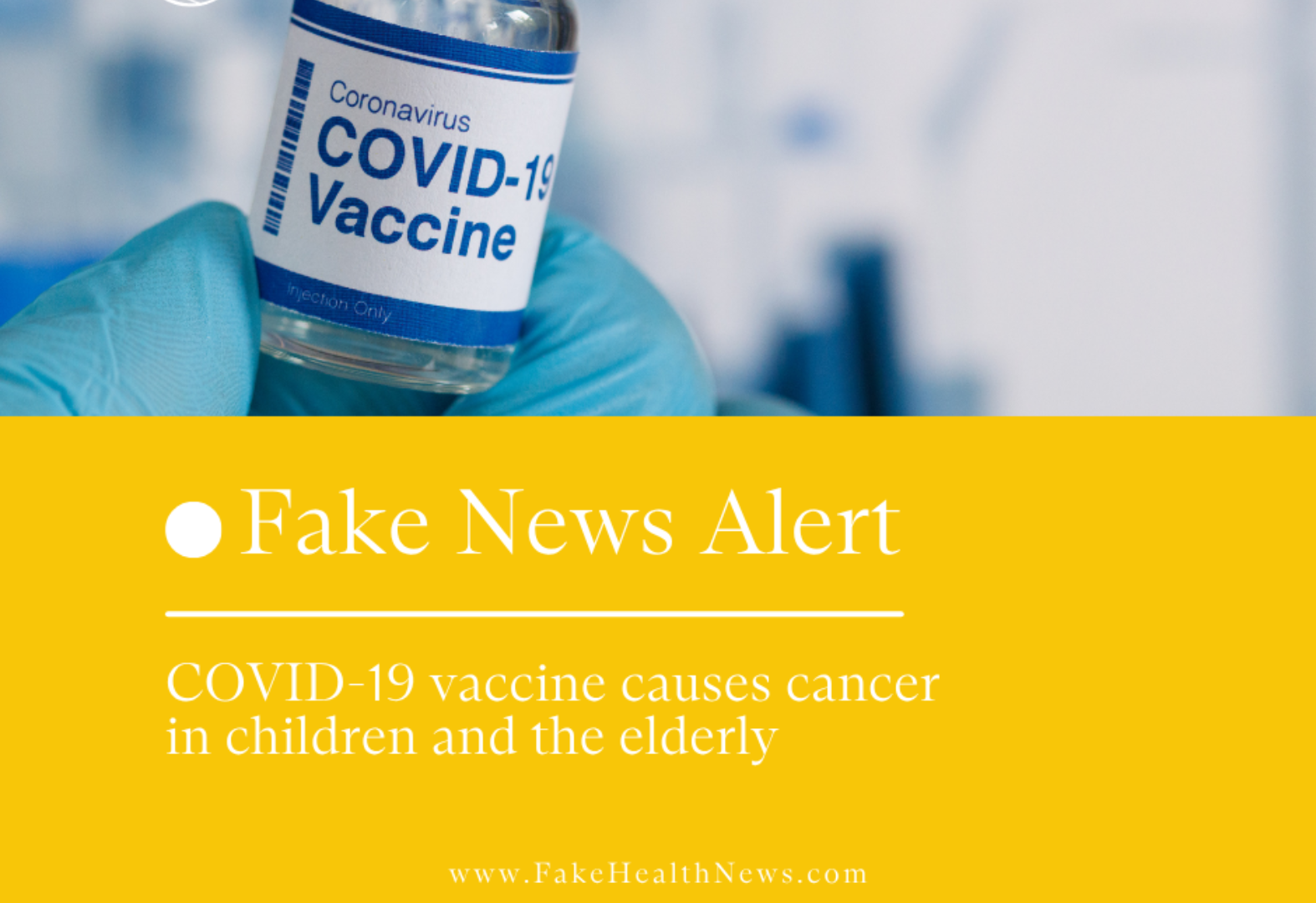 A fake public health alert