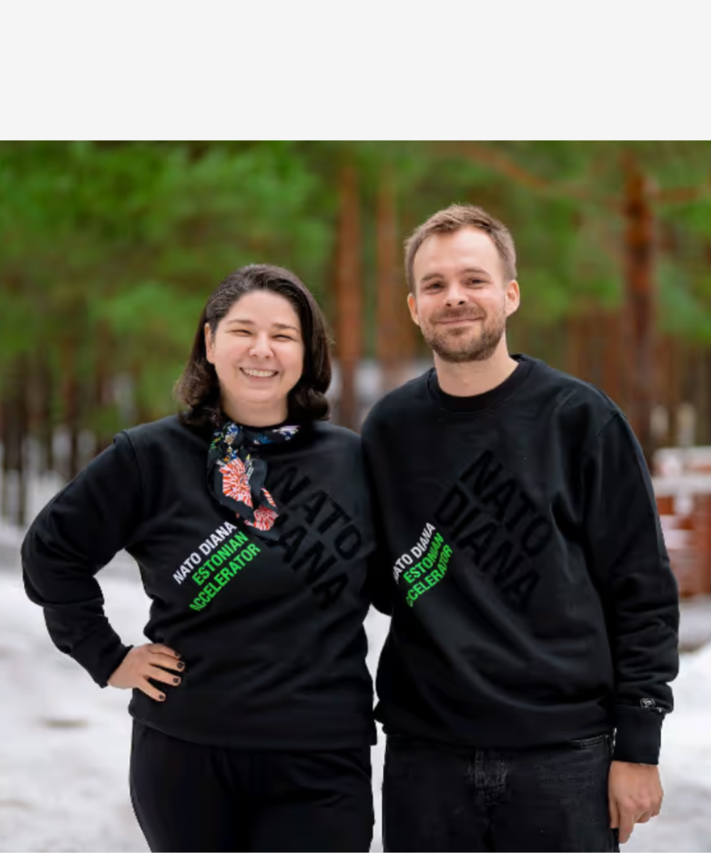 Maria and Gaute with NATO DIANA