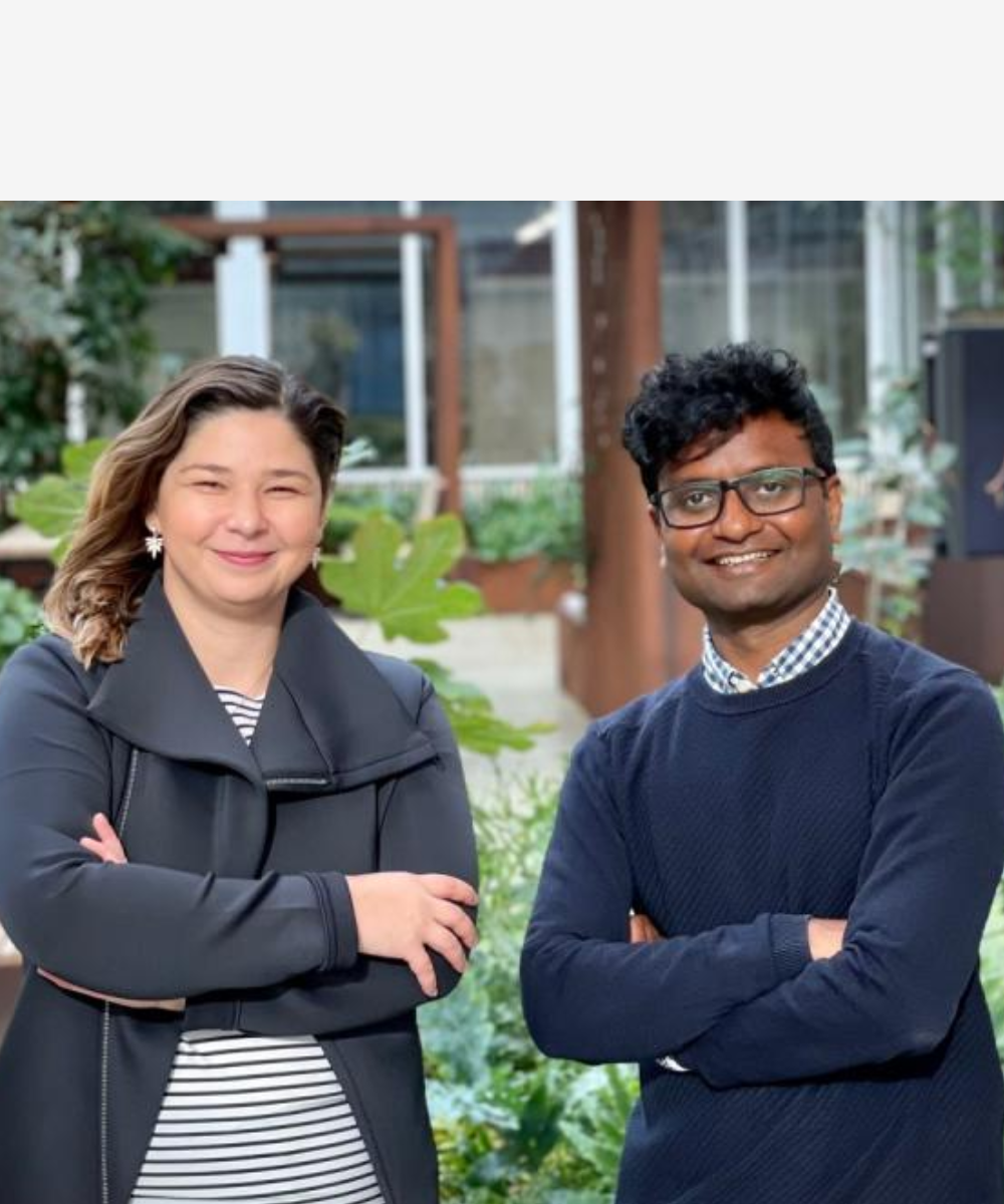 Maria and Vinay Headshot